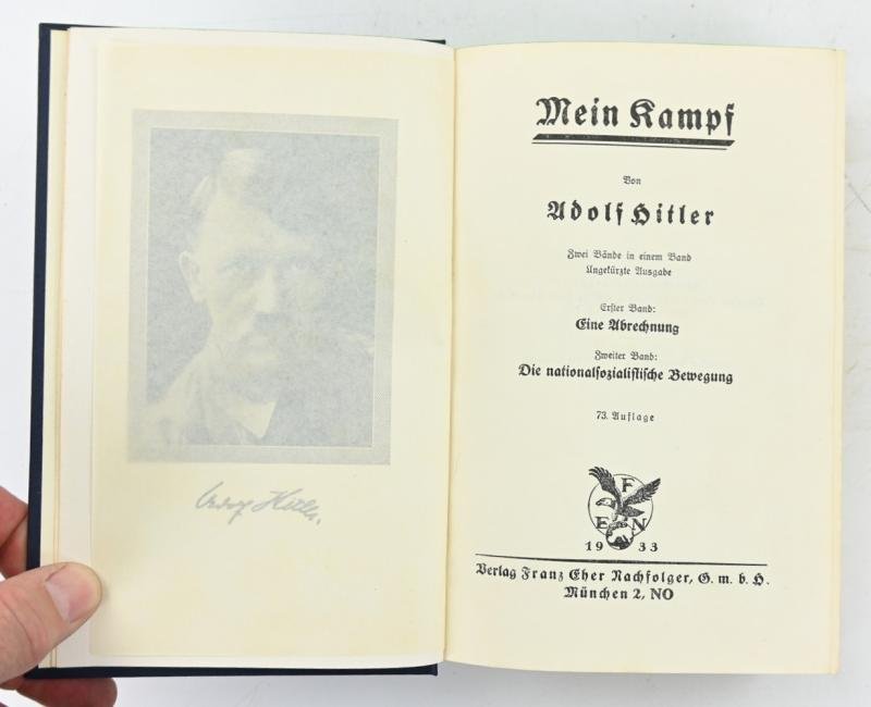 German Adolf Hitler Mein Kampf Book 1933 — image 3
