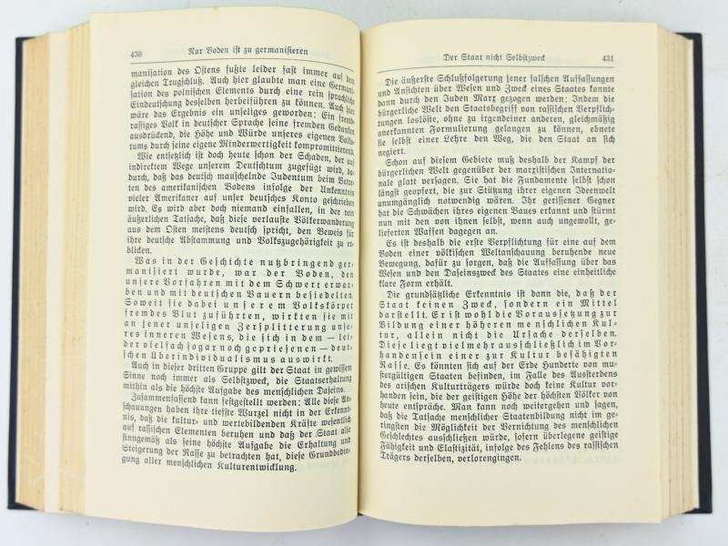 German Adolf Hitler Mein Kampf Book 1933 — image 5