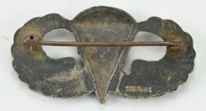 US WW2 Sterling Silver Jumpwing — image 3