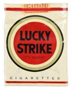 US WW2 Package of Lucky Strike Cigarets