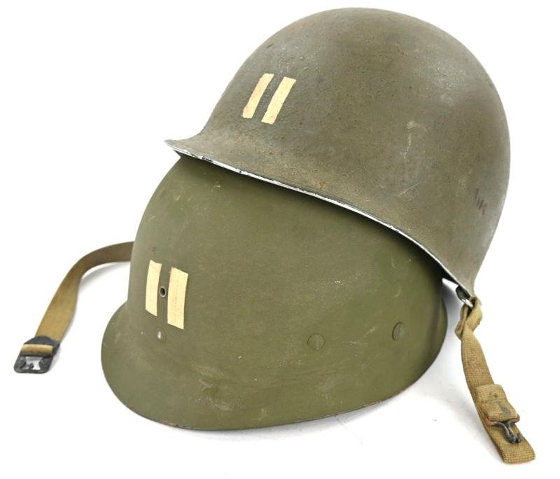 US WW2 M1 Captain Helmet — image 12