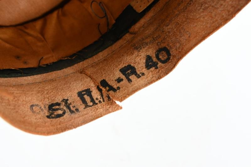 German WH NCO Artillery Visor Cap — image 12