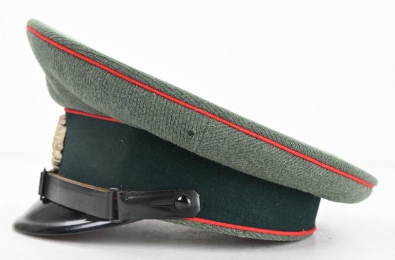 German WH NCO Artillery Visor Cap — image 2