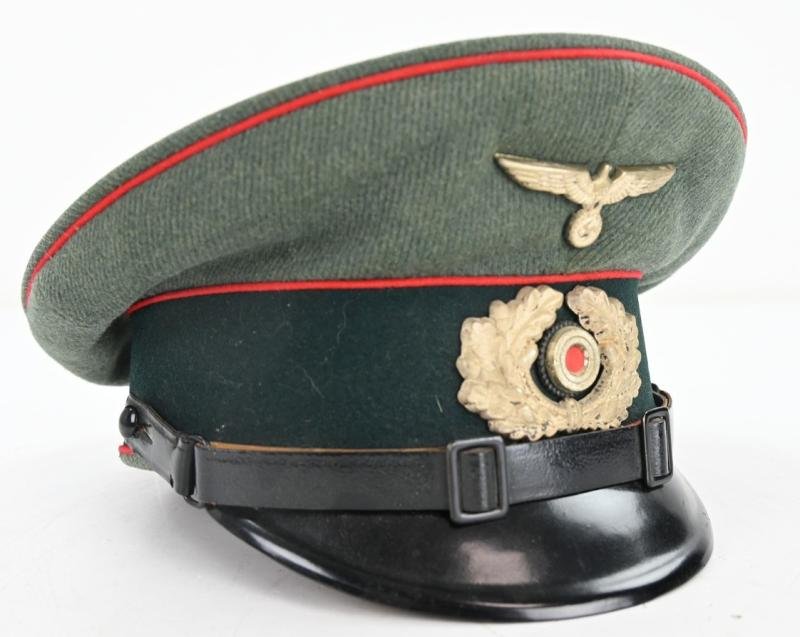 German WH NCO Artillery Visor Cap — image 6