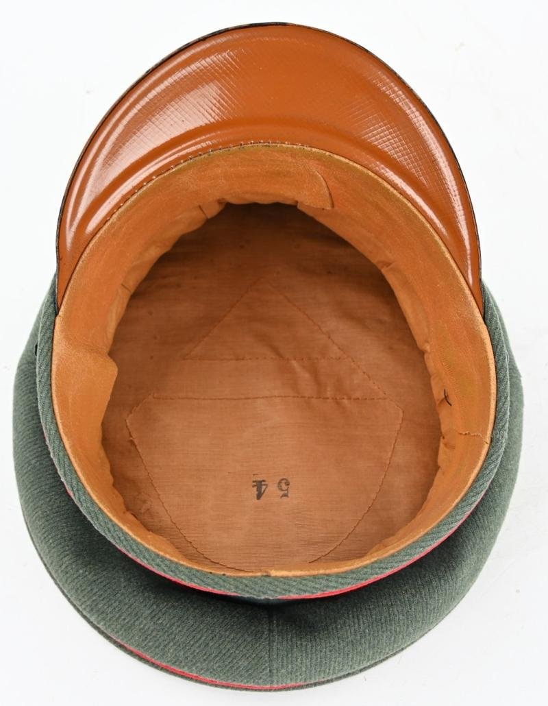 German WH NCO Artillery Visor Cap — image 7