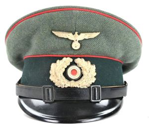 German WH NCO Artillery Visor Cap