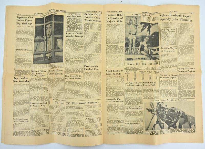 US WW2 The Stars and Stripes Newspaper — image 4