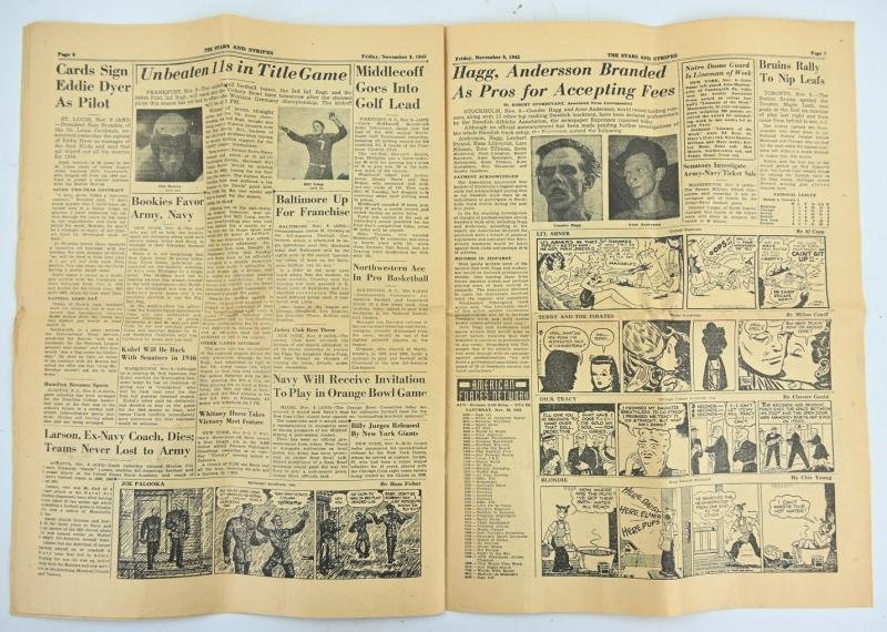 US WW2 The Stars and Stripes Newspaper — image 5