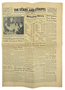 US WW2 The Stars and Stripes Newspaper