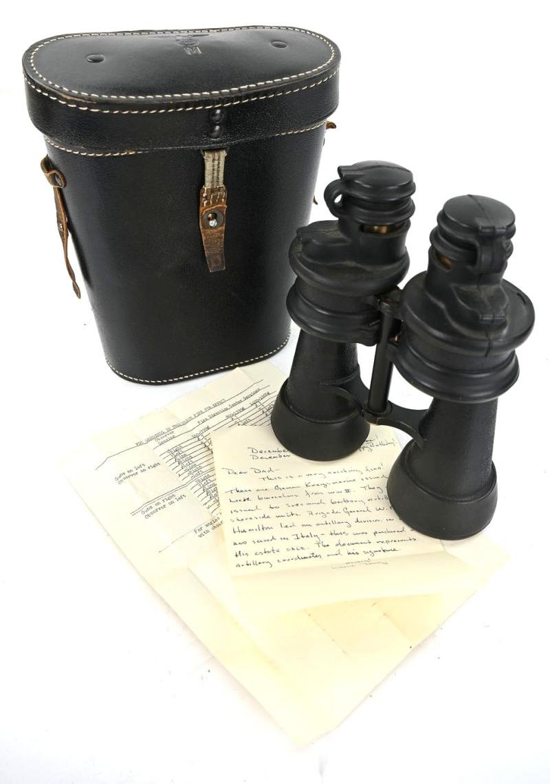 German KM 7x50 U-Boat Commander Binoculair with Case — image 2