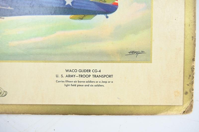 US WW2 Coca-Cola Print Waco Glider CG-4 — image 3
