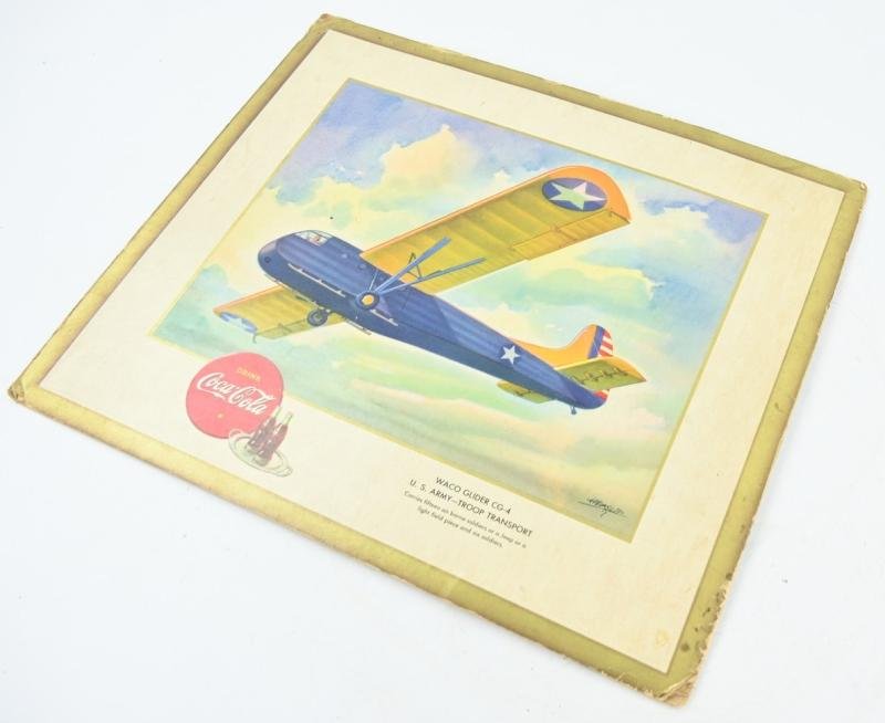 US WW2 Coca-Cola Print Waco Glider CG-4 — image 4
