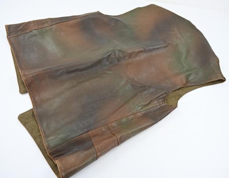 British WW2 Leather Jerkin Camouflaged 1944 — image 4