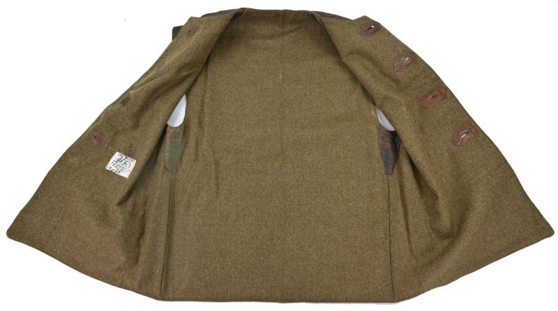 British WW2 Leather Jerkin Camouflaged 1944 — image 7