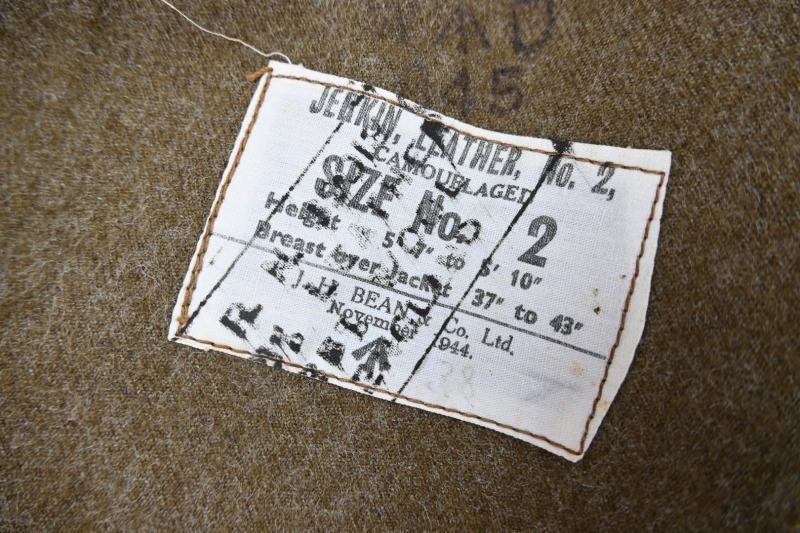 British WW2 Leather Jerkin Camouflaged 1944 — image 9