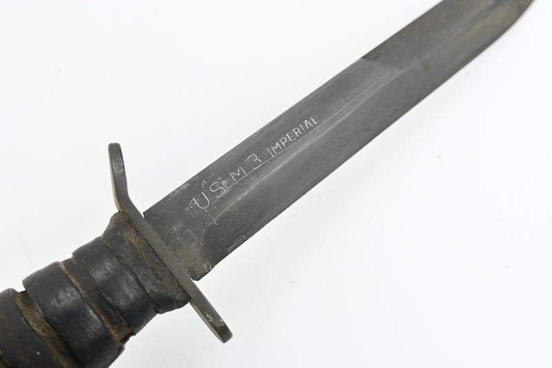 US WW2 Paratrooper M3 Fighting Knife with M6 Scabbard — image 11