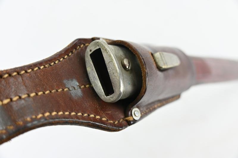 German Rural Police (Gendarmerie) Stag Handled Dress Bayonet with Frog — image 16