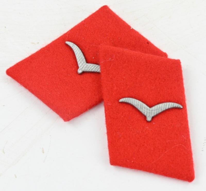 German LW Flak Collar Tab Set — image 2
