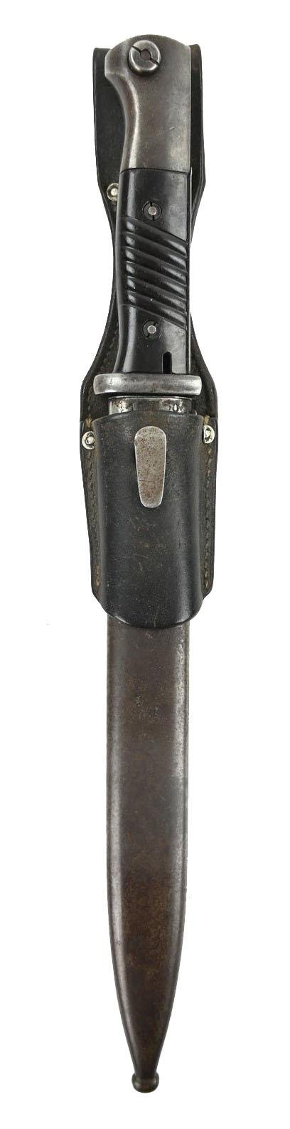 German WH K98 Mauser Bayonet with Frog 'Tr' — image 2
