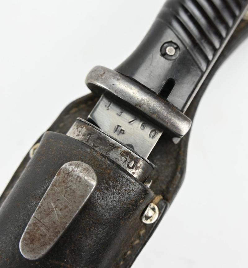 German WH K98 Mauser Bayonet with Frog 'Tr' — image 9