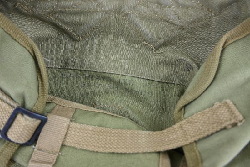 US WW2 British Made M-1928 Haversack with Pack Carrier — image 7