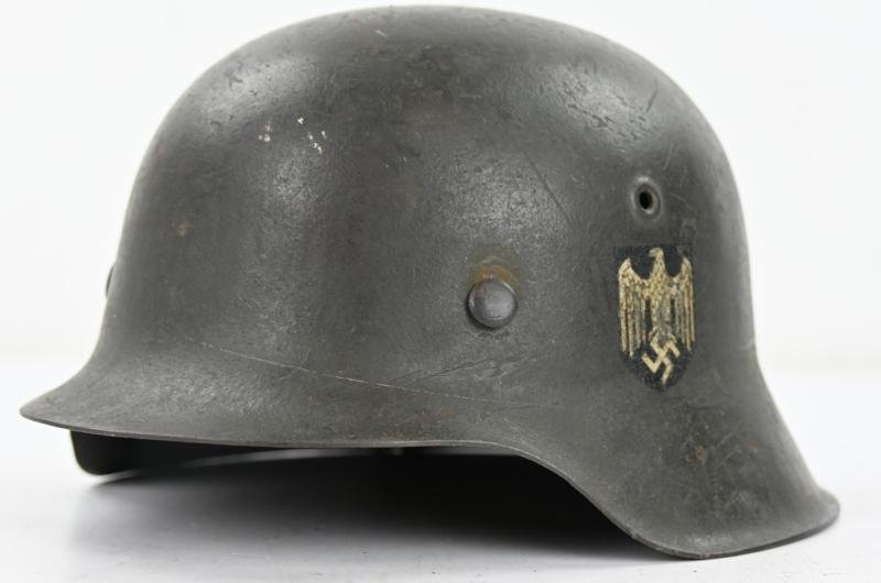 German WH M42 SD Combat Helmet — image 3