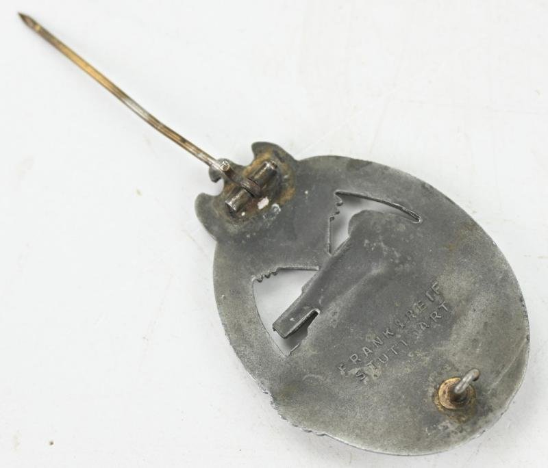 German WH Panzer Assault Badge in Silver — image 4