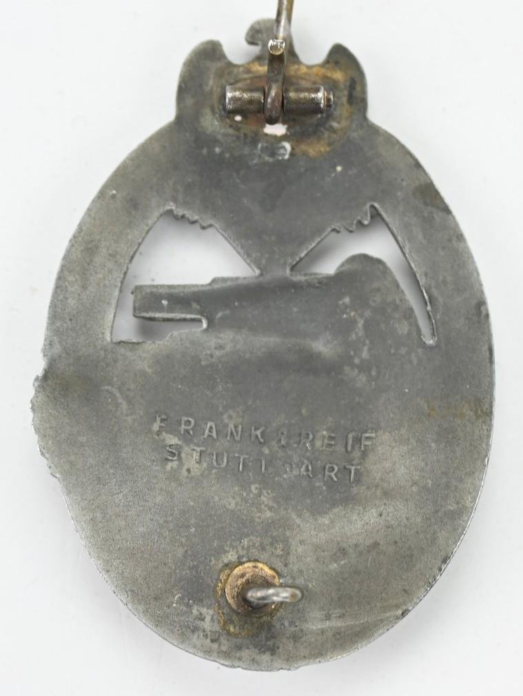 German WH Panzer Assault Badge in Silver — image 5