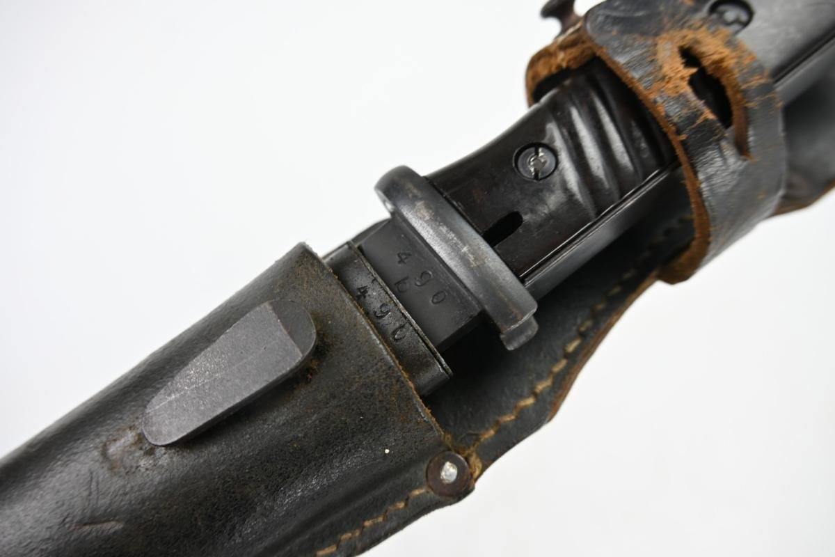 German WH K98 Mauser Bayonet with Frog '43cul' — image 10