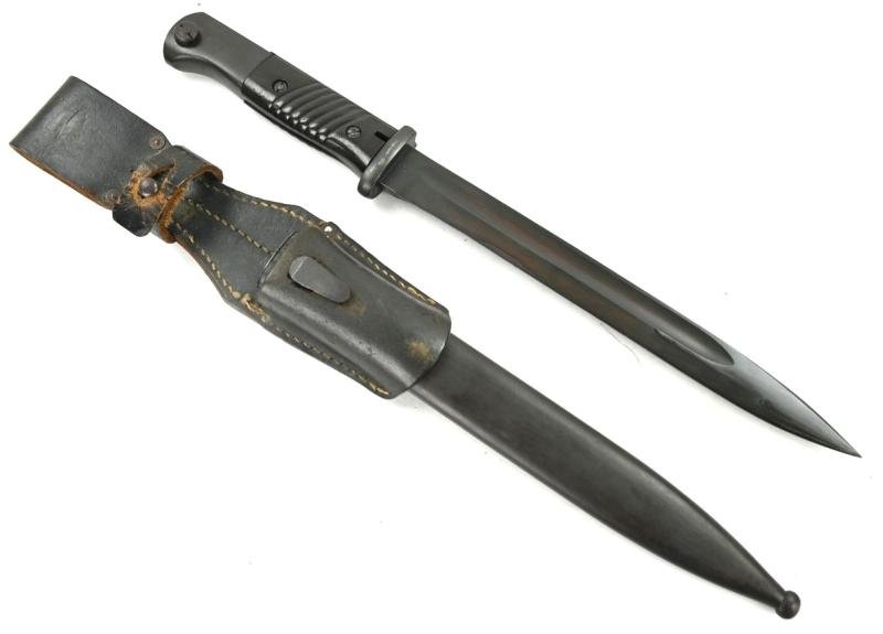 German WH K98 Mauser Bayonet with Frog '43cul' — image 11