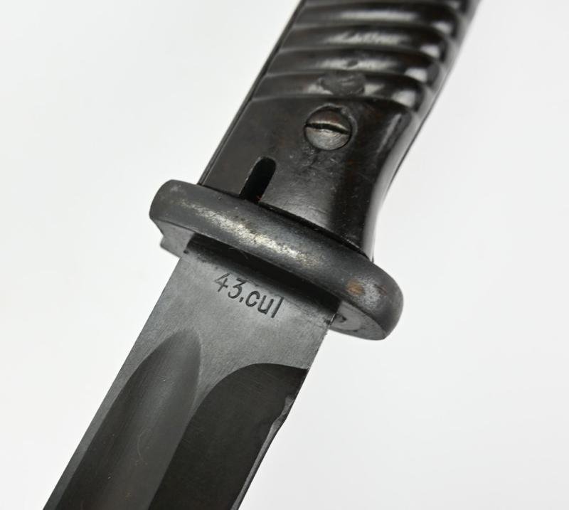 German WH K98 Mauser Bayonet with Frog '43cul' — image 15