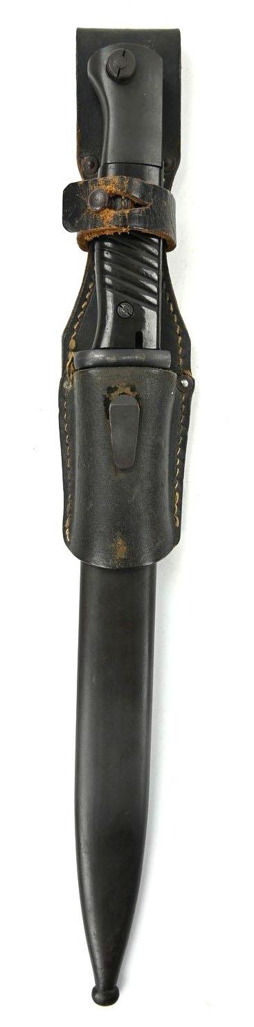 German WH K98 Mauser Bayonet with Frog '43cul' — image 4