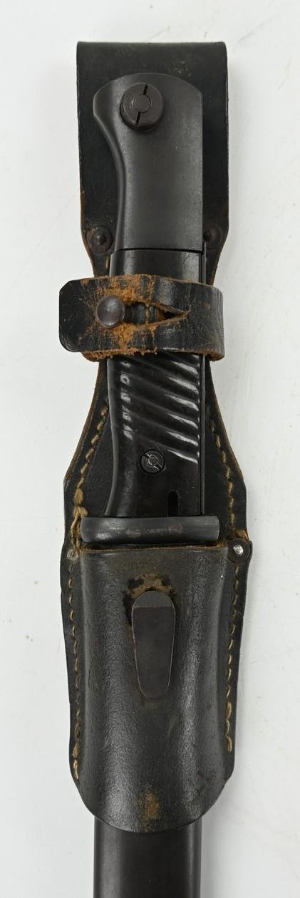 German WH K98 Mauser Bayonet with Frog '43cul' — image 5