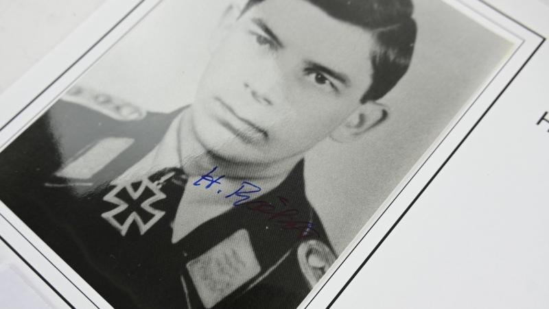 Signature of Luftwaffe KC Recipient 'Heinz Rökker' — image 3
