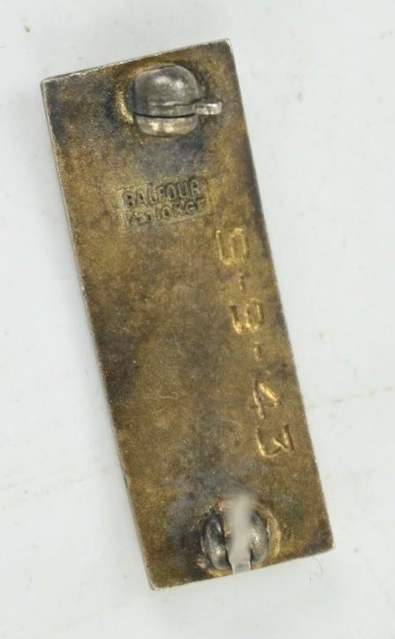 US WW2 Ingraved 2nd Lieutenant Rank Bar — image 2
