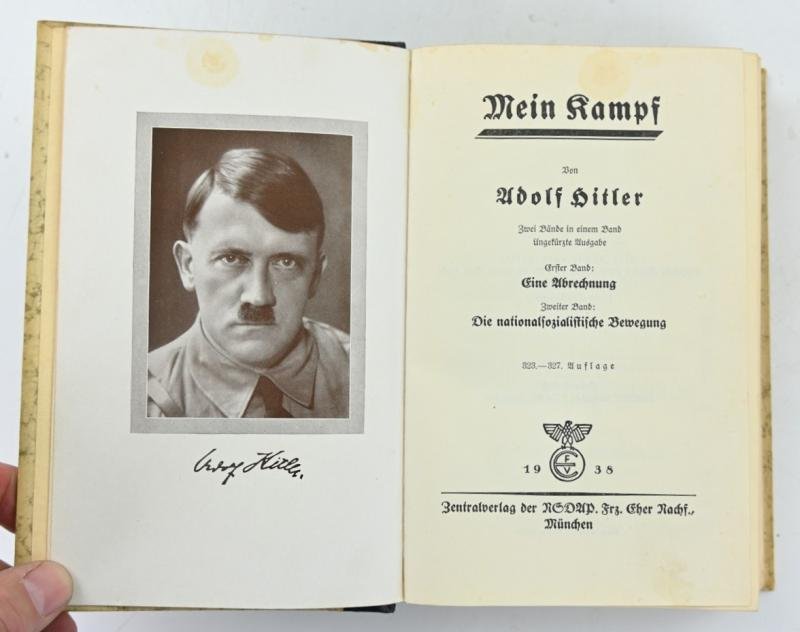 German Adolf Hitler Mein Kampf Book 1938 — image 5