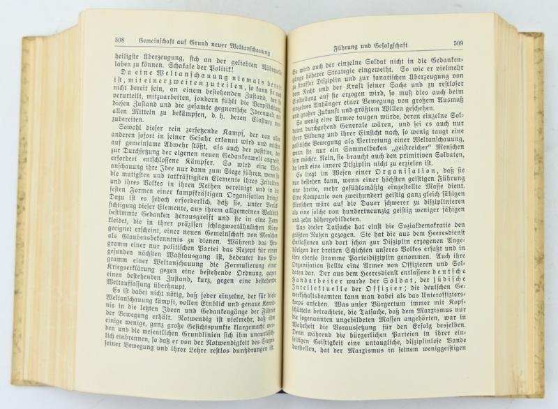 German Adolf Hitler Mein Kampf Book 1938 — image 7