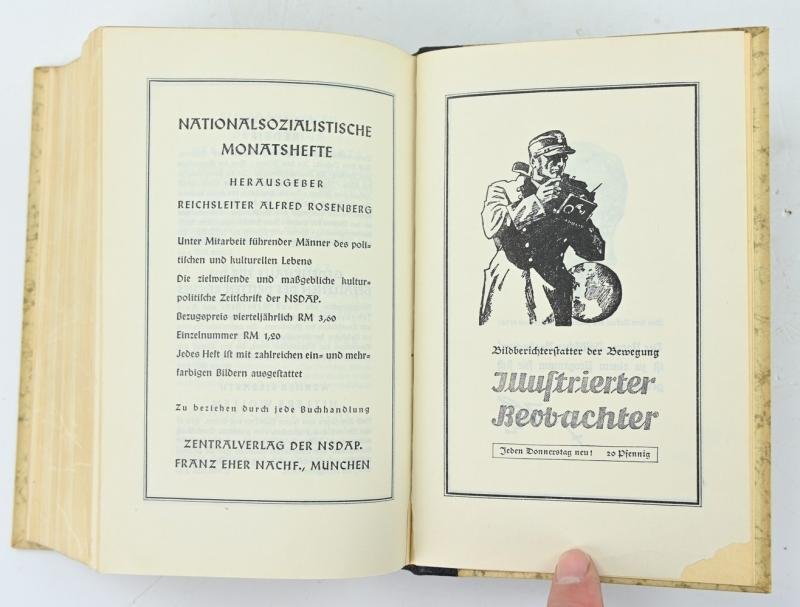 German Adolf Hitler Mein Kampf Book 1938 — image 8