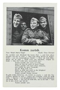German WH Postcard 'Komm Zuruck!'