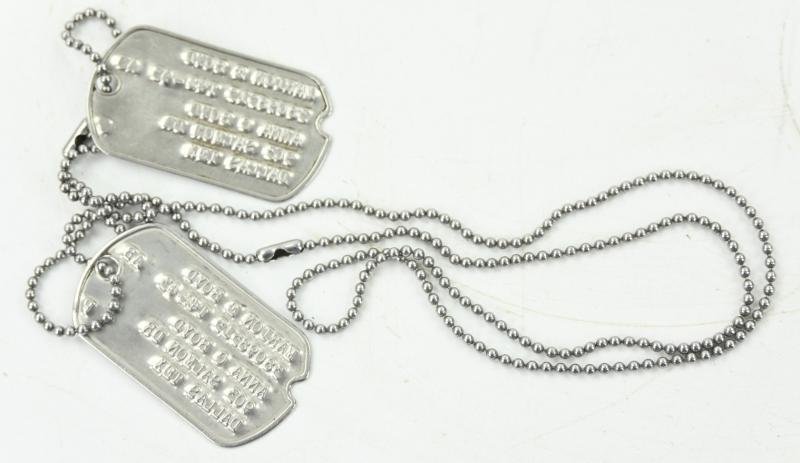 US WW2 Dog-Tag Set 'Marion E. Boyd' — image 5