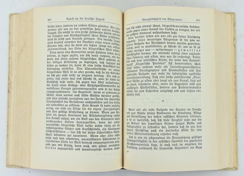 German Adolf Hitler Mein Kampf Book 1937 — image 7