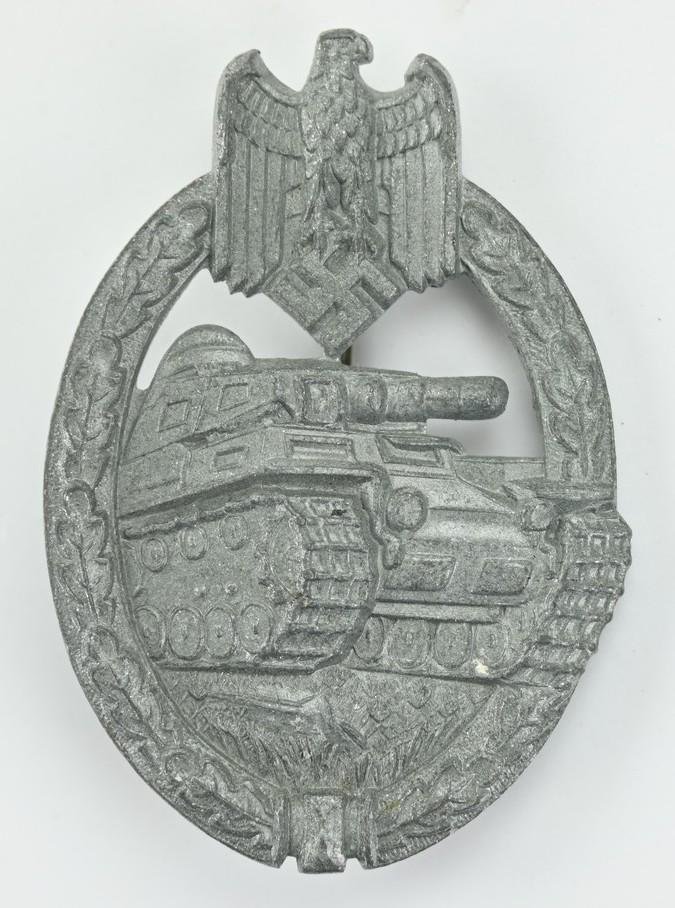 German Panzer Assault Badge in Silver FLL43 — image 7