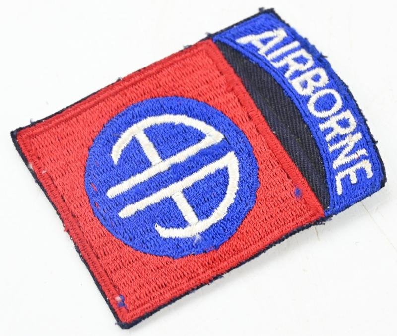 US WW2 82nd Airborne Division Black Center SSI — image 2