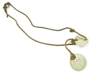 US WW1 Dog-tag Set 'Charles O. Gendron'