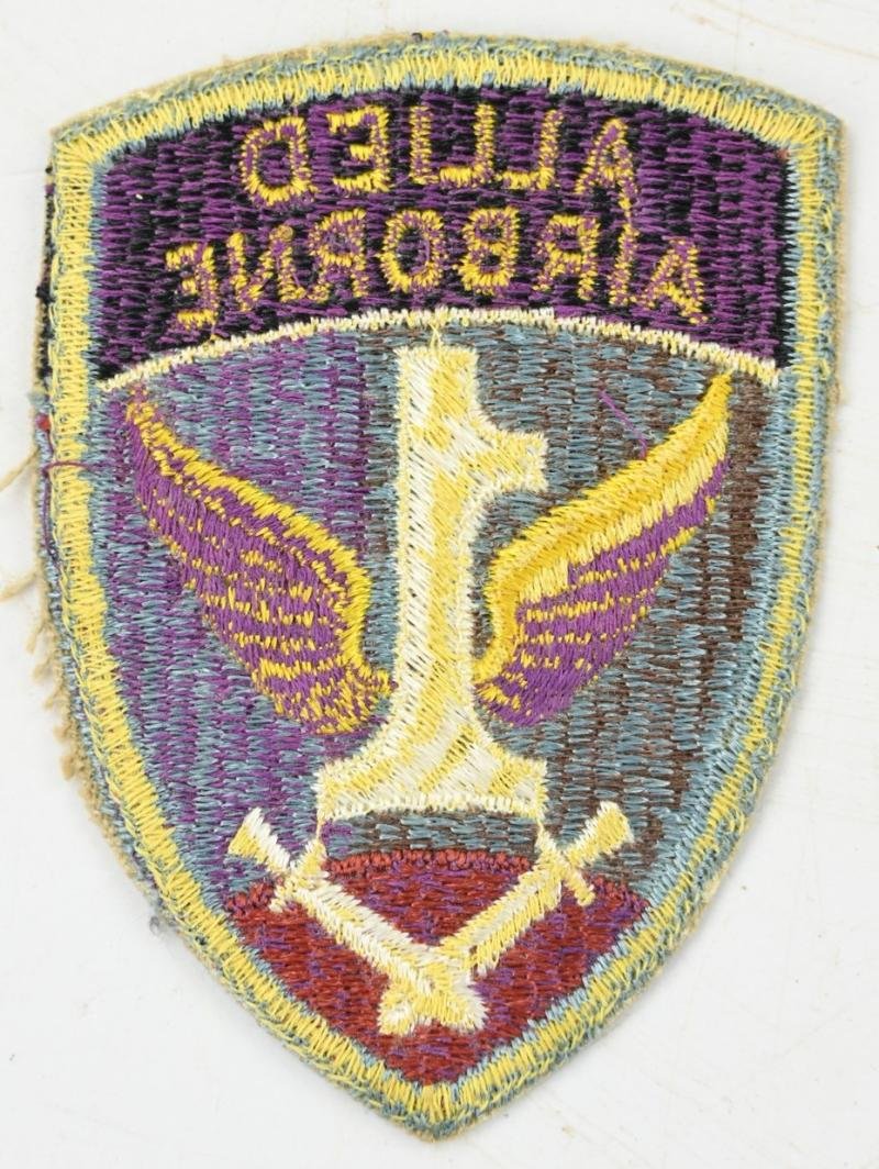 US WW2 1st Allied Airborne Army Purple Back Patch — image 3