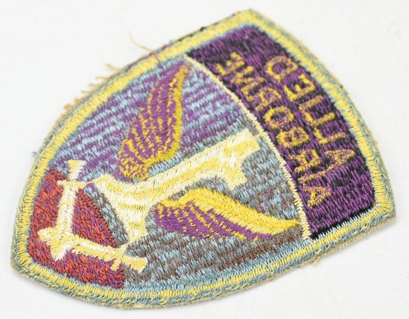 US WW2 1st Allied Airborne Army Purple Back Patch — image 4