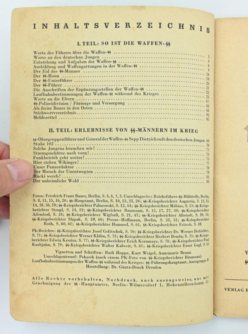 German Waffen-SS Recruitment Booklet 'Dich Ruft die SS' — image 2