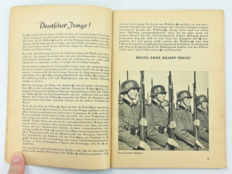 German Waffen-SS Recruitment Booklet 'Dich Ruft die SS' — image 4