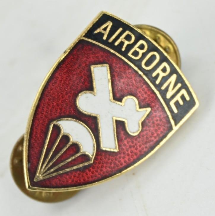 US WW2 Airborne Command DI Unit Crest Pin — image 2