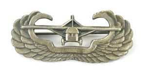 German WW2 Occupation Made Glider Badge 'Flying Doghouse'